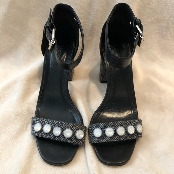 J. Crew Collection Jeweled Tweed Block Heels - Picture 9 of 9